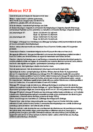 Трактори 4WD Reform Werke Metrac H 7 X