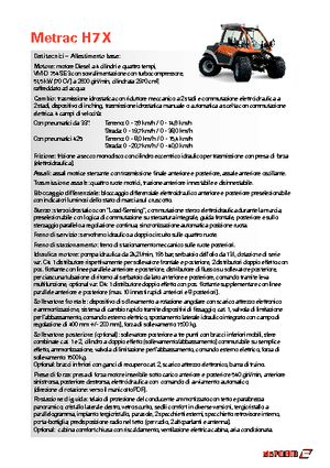 Трактори 4WD Reform Werke Metrac H 7 X