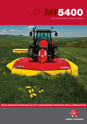 Трактори 4WD Massey Ferguson MF 5430-4 Freisicht