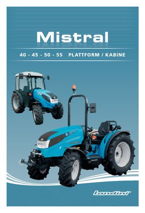 Трактори 4WD Landini Mistral 50