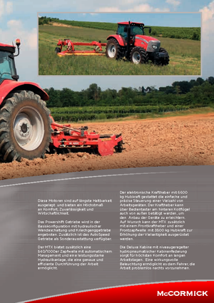 Трактори 4WD McCormick MTX 120