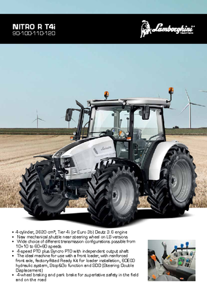 Трактори 4WD Lamborghini Nitro R 100 DT GS