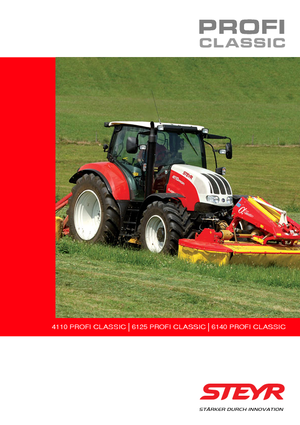 Трактори 4WD Steyr 6125 Profi Classic Profi