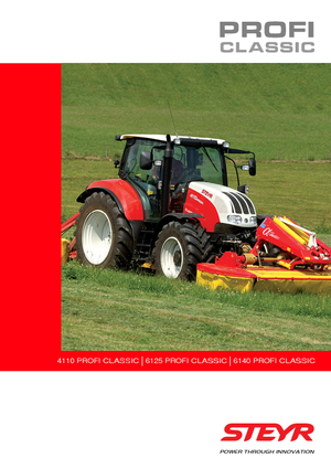 Трактори 4WD Steyr 6125 Profi Classic Profi