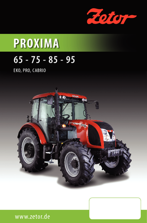 Трактори 4WD Zetor Proxima 95 PRO
