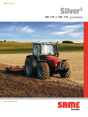 Трактори 4WD SAME Silver³ 110 Continuo