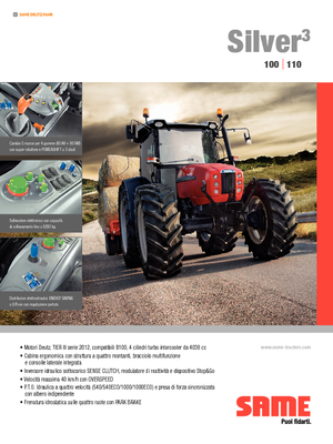 Трактори 4WD SAME Silver³ 100 DT