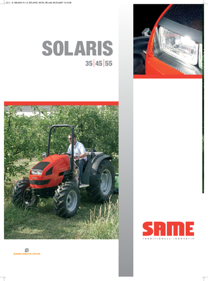 Трактори 4WD SAME Solaris 55 Basso