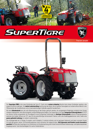 Трактори 4WD Carraro Supertigre 5500