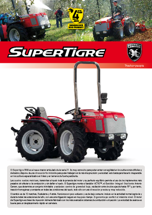 Трактори 4WD Carraro Supertigre 5500