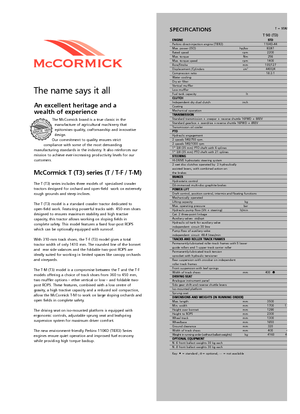 Трактори 4WD McCormick T 80 Max RPS