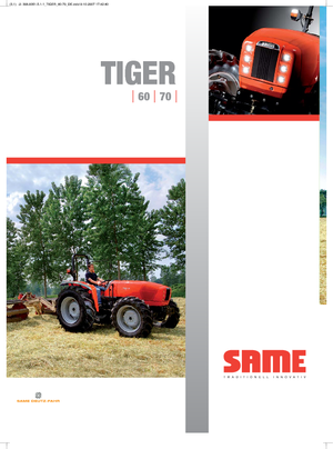 Трактори 4WD SAME Tiger 65