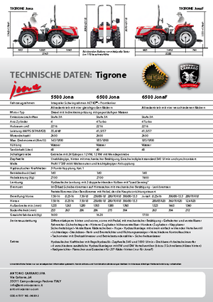 Трактори 4WD Carraro Tigrone 5500 Jona