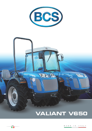 Трактори 4WD BCS Valiant V650 RS