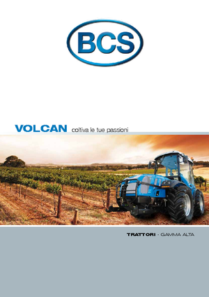 Трактори 4WD BCS Volcan 750 Ds