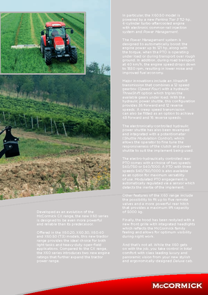 Трактори 4WD McCormick X 60.30