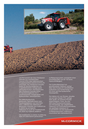 Трактори 4WD McCormick XTX 185 E-Plus