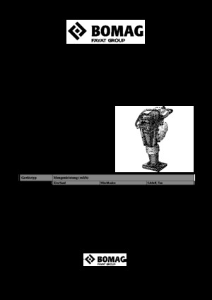 Бензинові та дизельні трамбовки Bomag BVT 65