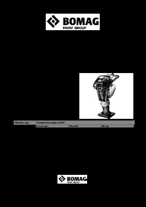 Бензинові та дизельні трамбовки Bomag BVT 65