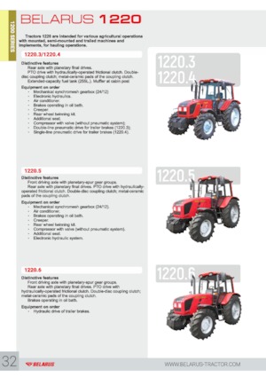 Трактори 4WD Belarus 1220.3