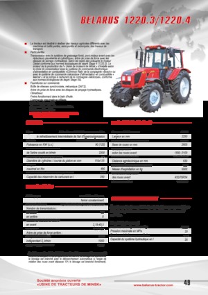 Трактори 4WD Belarus 1220.3