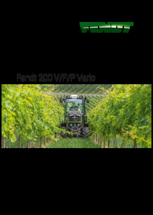 Трактори 4WD Fendt 208 V Vario Power