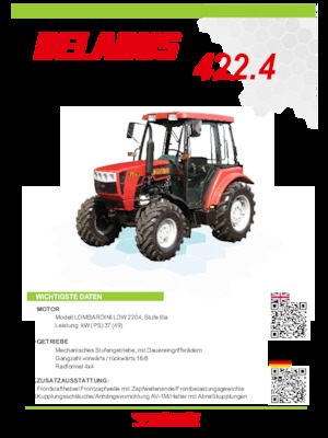 Трактори 4WD Belarus 422.4