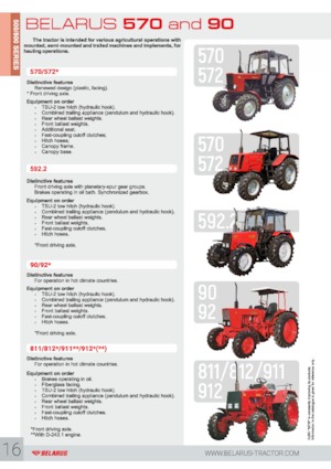 Трактори 4WD Belarus 572