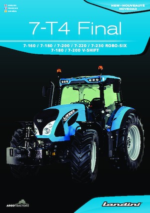 Трактори 4WD Landini 7-180 Robo-Six