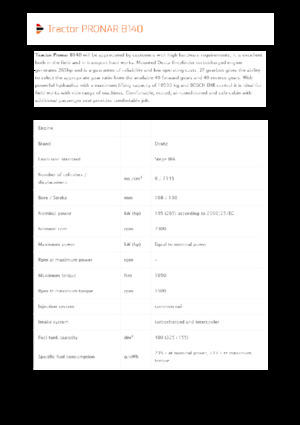 Трактори 4WD Pronar 8140