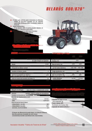 Трактори 4WD Belarus 820 F