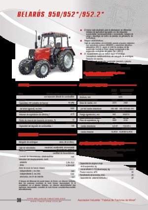 Трактори 4WD Belarus 952.2
