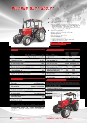 Трактори 4WD Belarus 952.2