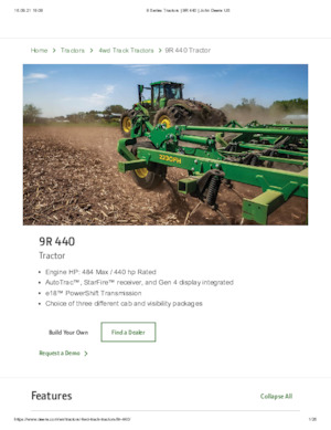 Трактори 4WD John Deere 9R 440