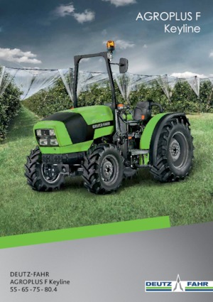 Трактори 4WD DEUTZ-FAHR Agroplus F 80.4 Keyline