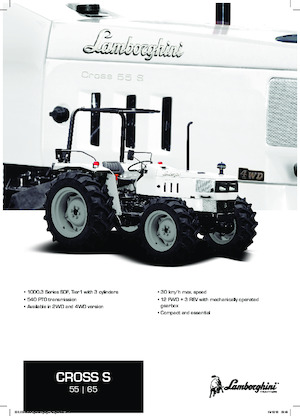 Трактори 4WD Lamborghini Cross S 55