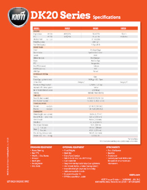 Трактори 4WD Kioti DK5020