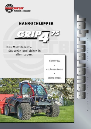 Трактори 4WD Sauerburger GRIP 4-75 Premium