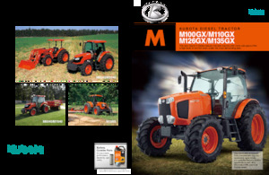 Трактори 4WD Kubota M100GX