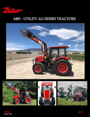 Трактори 4WD Zetor M85PSC HD