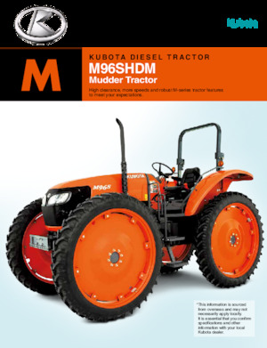 Трактори 4WD Kubota M96SHDM