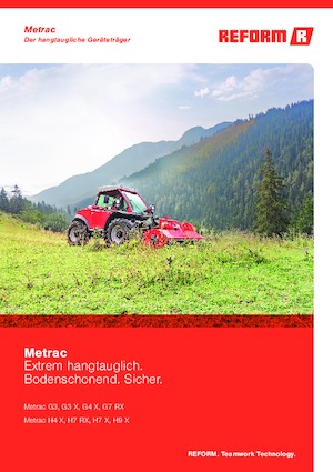Трактори 4WD Reform Werke Metrac H 7 RX