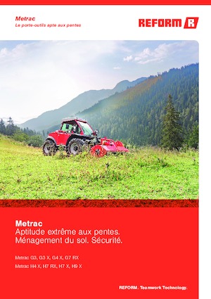 Трактори 4WD Reform Werke Metrac H 7 RX