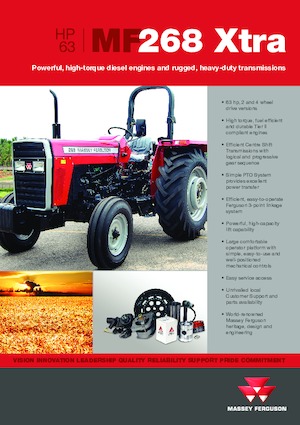 Трактори 4WD Massey Ferguson MF 268 Xtra