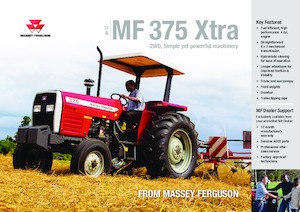 Трактори 4WD Massey Ferguson MF 375 Xtra