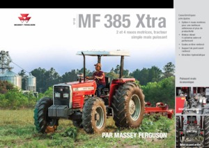 Трактори 4WD Massey Ferguson MF 385 Xtra