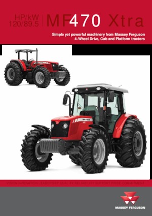 Трактори 4WD Massey Ferguson MF 470 Xtra