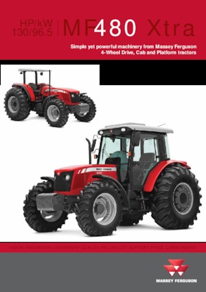 Трактори 4WD Massey Ferguson MF 480 Xtra