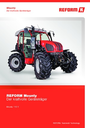 Трактори 4WD Reform Werke Mounty 110 V