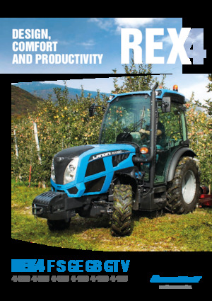 Трактори 4WD Landini Rex 4-090V